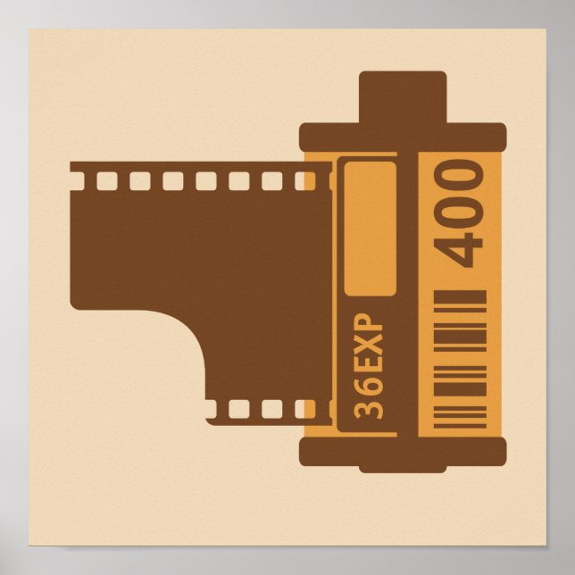 Póster Película de cámara réflex de 35 mm (Frente)