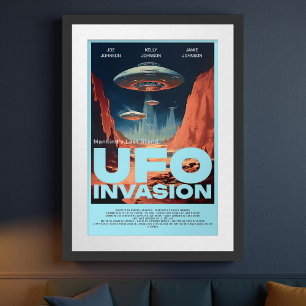 Póster Película de cine en casa de cine de cine de cienci