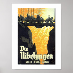 Póster Película de Die Nibelungen Opera 1924