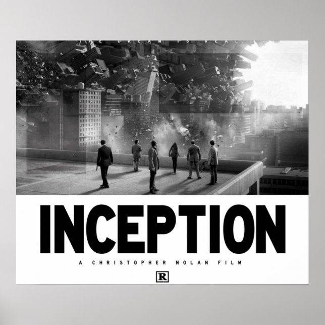 PÓSTER PELÍCULA DE INCEPCIÓN (Frente)
