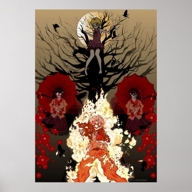 Póster Película de Kizumonogatari (Frente)
