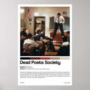 Póster Película de la Sociedad de Poetas Muertas