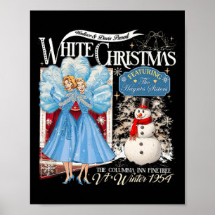 Póster Película de las hermanas Navidades Blancas Festivi