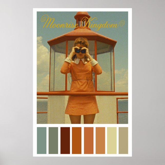 Póster Película de Moonrise Kingdom (Frente)