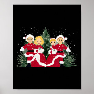Póster Pelicula de Navidad Blanca Canción de Navidad Pija