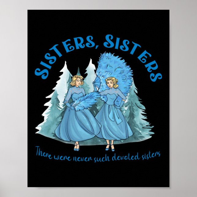 Póster Película de Navidades blancos de festividades de p (Frente)