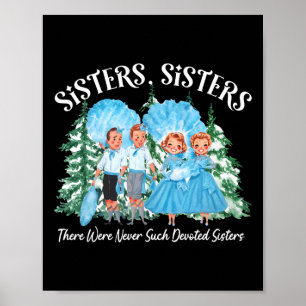 Póster Película de Navidades blancos de las hermanas Paja