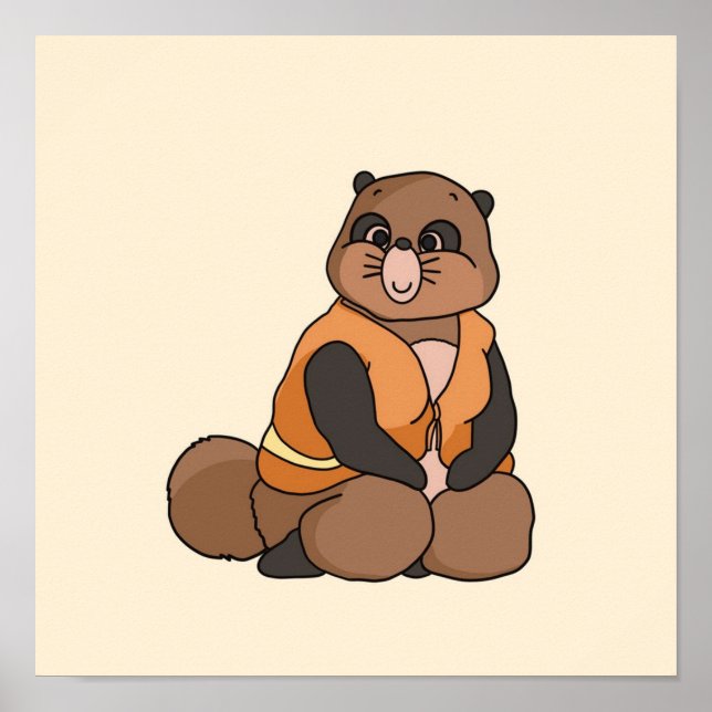 Póster Película de Pom Poko Okiyo (Frente)