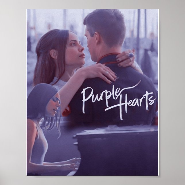 Póster Película de Purple Hearts (Frente)