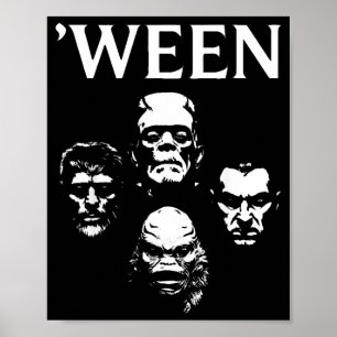 Póster Película de terror Halloween Clic Disfraz de monst