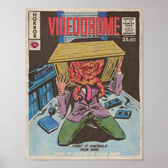 Póster Película de Videodrome (Frente)