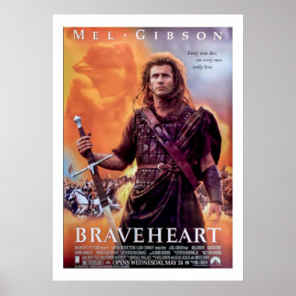Póster Película del corazón valiente
