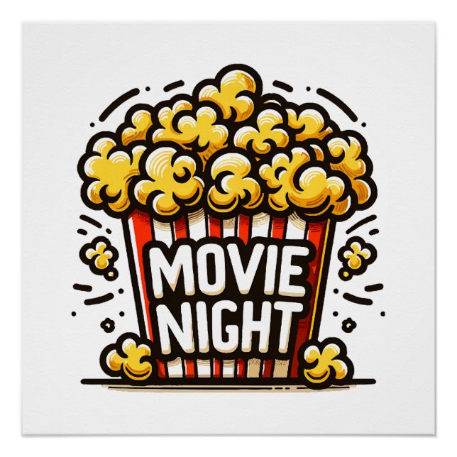 Póster Película nocturna Delight Playplaycorn (Anverso)