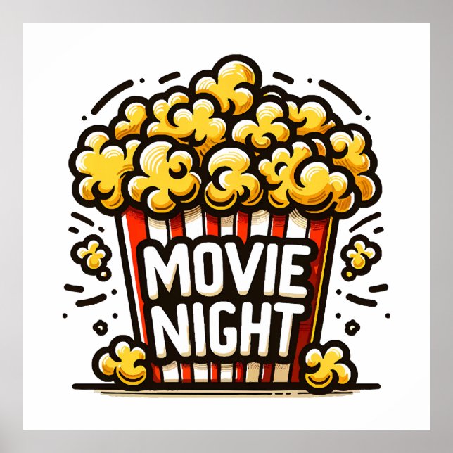 Póster Película nocturna Delight Playplaycorn (Frente)