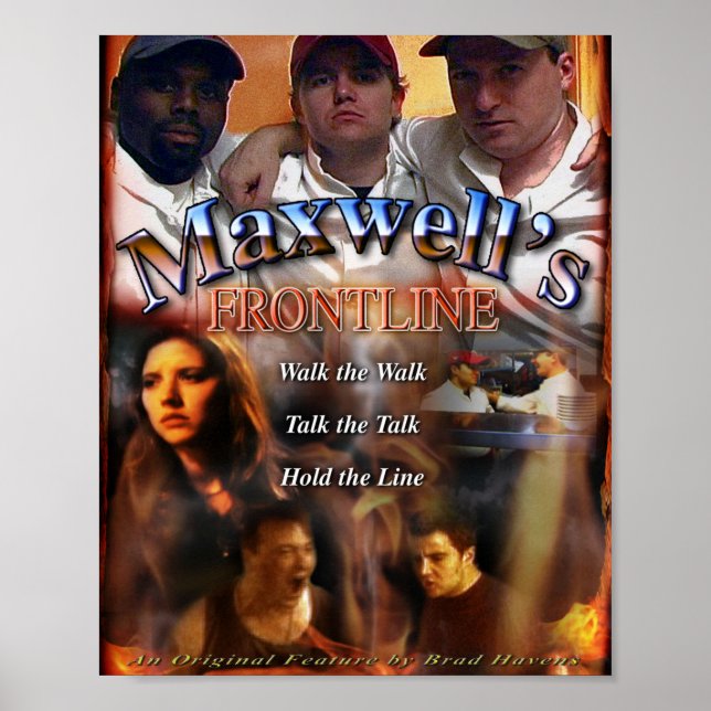 Póster Película oficial de Maxwell en primera línea (Frente)