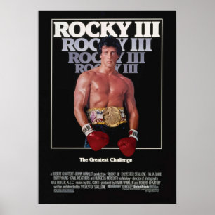 PÓSTER PELÍCULA ROCKY III