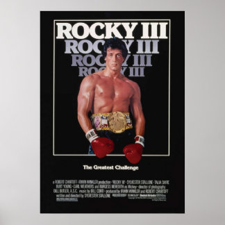 PÓSTER PELÍCULA ROCKY III