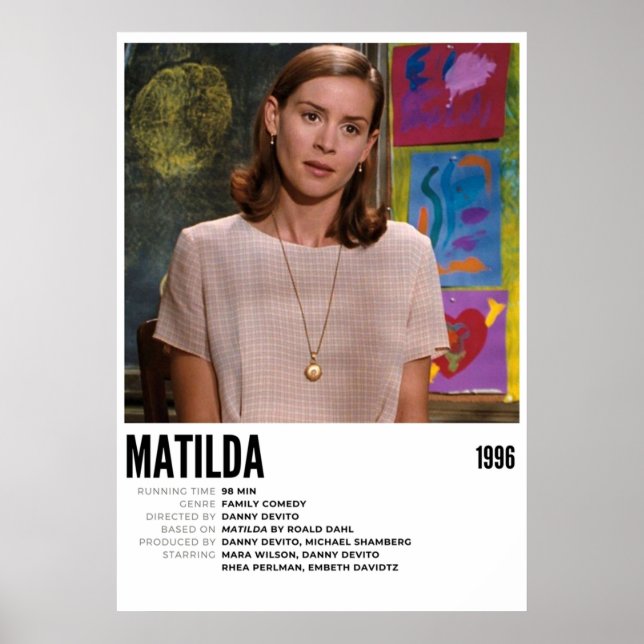 Póster Película VI de Matilda (Frente)