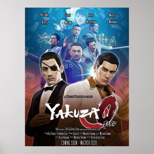 Póster Película Yakuza 0 (Frente)