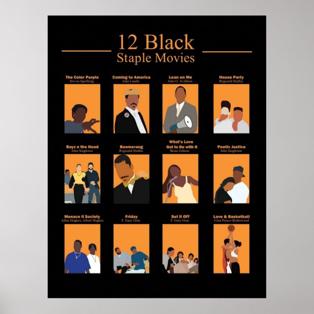 Póster Películas de Black Stable (Frente)