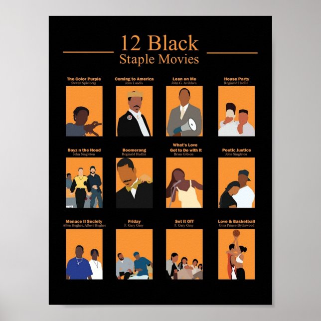 Póster Películas de Black Stable (Frente)