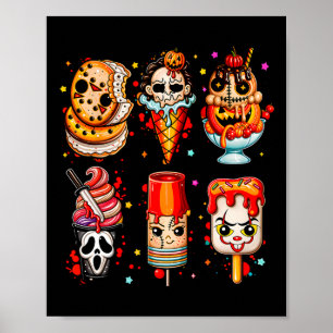 Póster Películas de horror verano Popsicle Halloween Hela