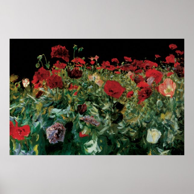 Póster Películas de John Singer Sargent, Flores de época (Frente)