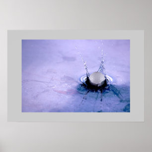 Póster Peligro del agua