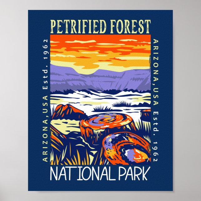 Póster Peligro en la cosecha del Parque Nacional del Bosq (Frente)