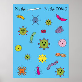Póster Pellizque la aguja en el COVID