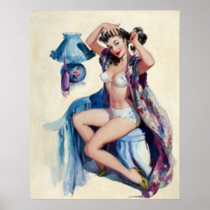 Póster Pelo que diseña el Pin para arriba