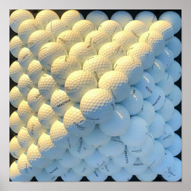 Póster Pelotas de golf (Frente)