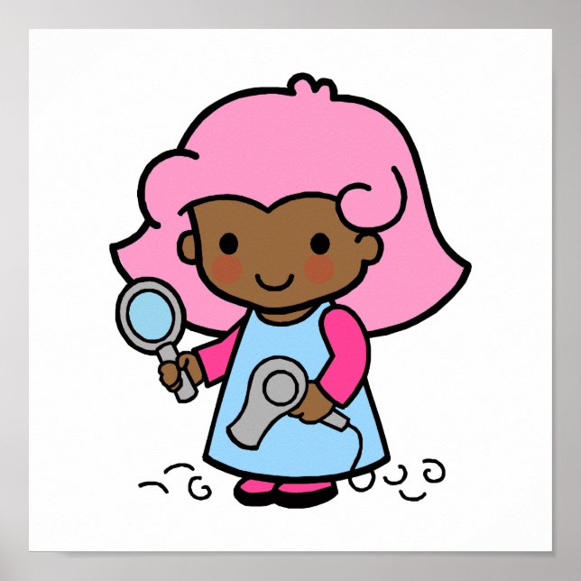 Póster Peluquería 1 (Frente)