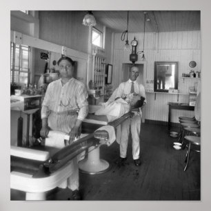 Póster Peluquería de caballeros