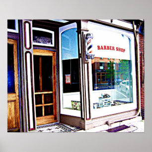 Póster Peluquería de caballeros