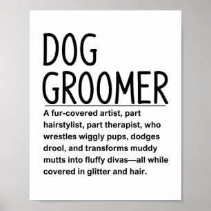 Póster Peluquero de perros