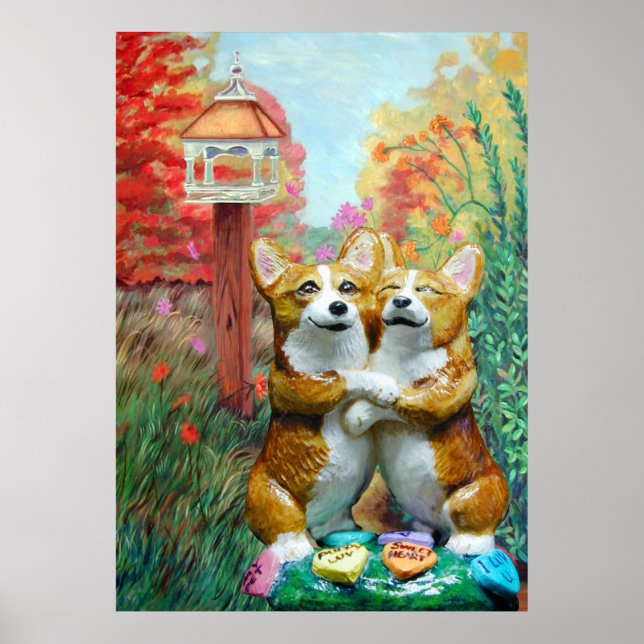 Póster Pembroke Poster galés Corgi (Frente)