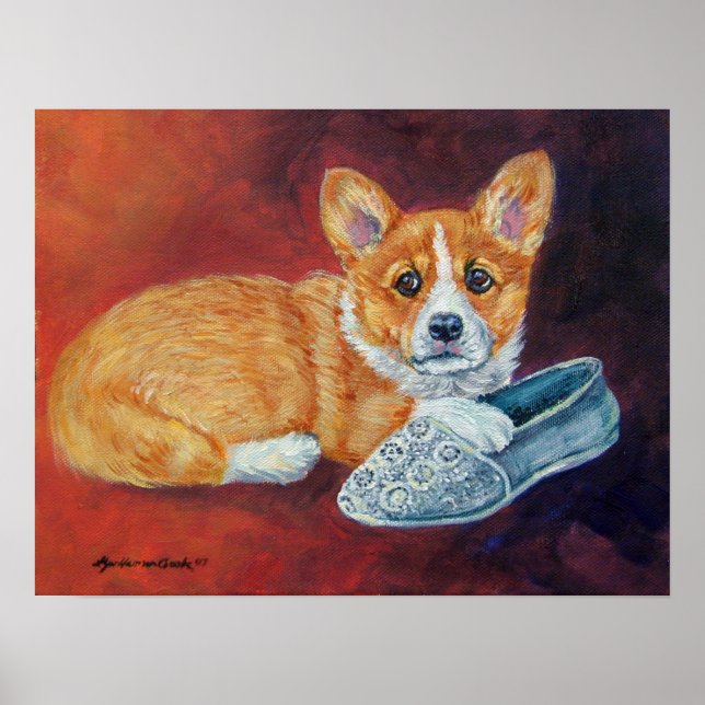 Póster Pembroke Poster galés Corgi (Frente)