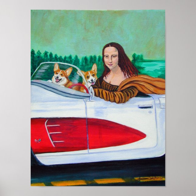 Póster Pembroke Poster galés Corgi (Frente)