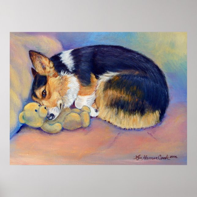 Póster Pembroke Poster galés Corgi (Frente)