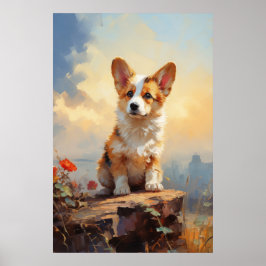 Póster Pembroke Welsh Corgi