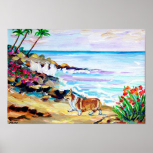 Póster Pembroke Welsh Corgi Print