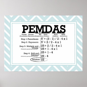 PÓSTER PEMDAS