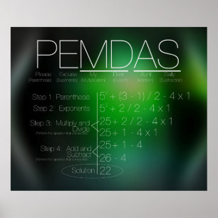 PÓSTER PEMDAS