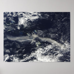 Póster Penacho de las colinas de Soufriere, Montserrat de