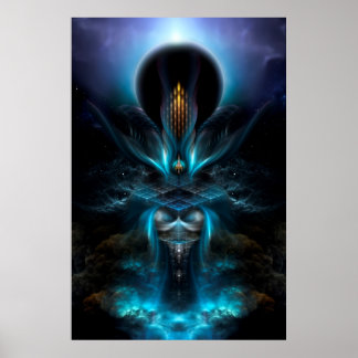 Póster Penapia Fractal Art Wall Poster