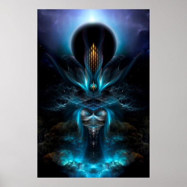Póster Penapia Fractal Art Wall Poster (Frente)