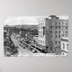Póster Pendleton, Oregon Main Street View Photography