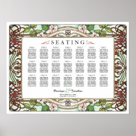 Póster PENELOPE 01 A - Gráfico de asientos Boda - Medio