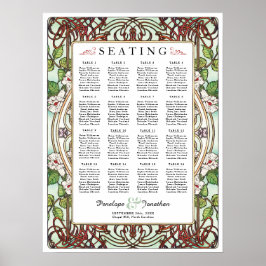Póster PENELOPE 01 A - Gráfico de asientos Boda - Medio